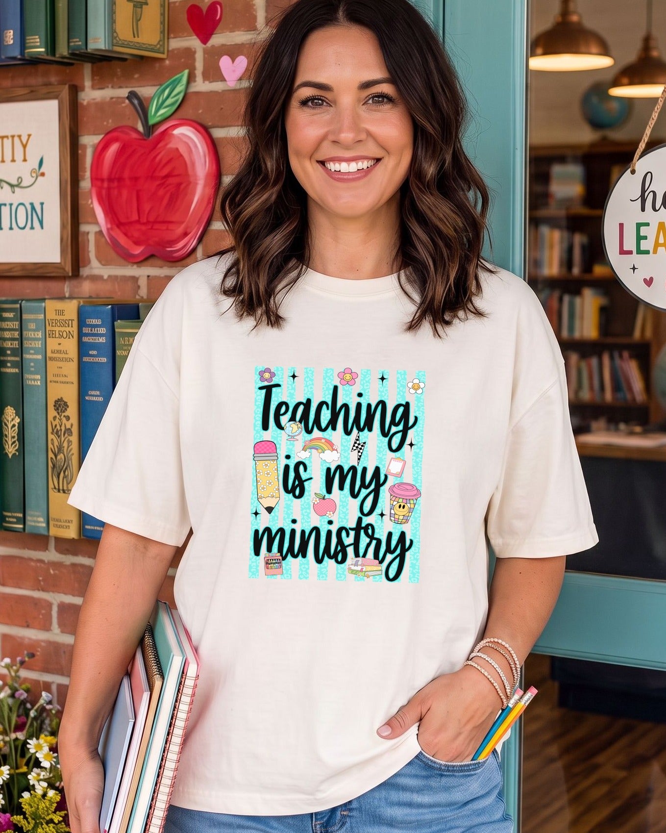 Teaching is my ministry icons - DTF Transfer