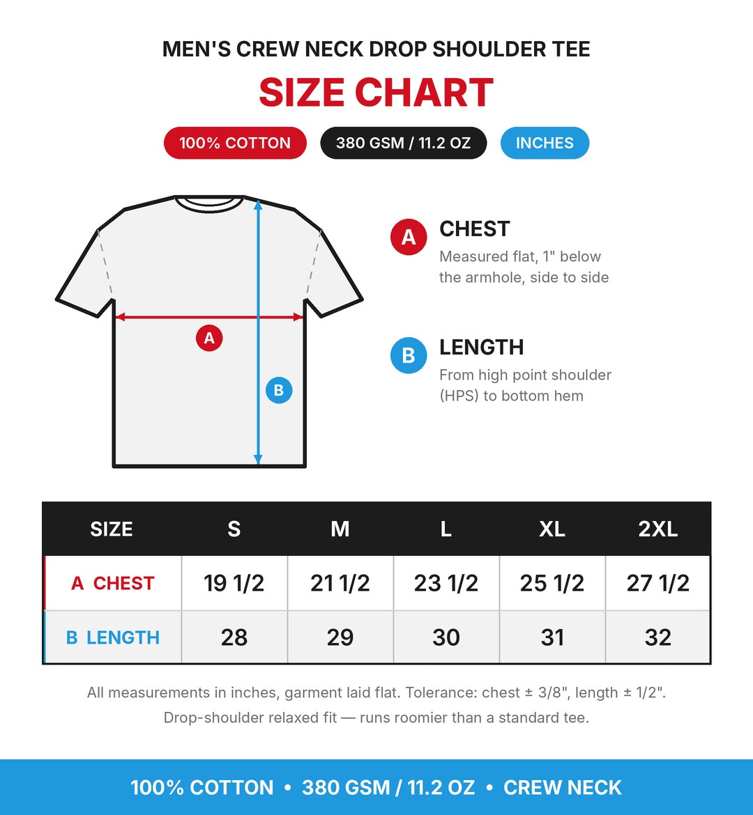 CA Apparel 2038 Super Heavyweight Crewneck Short Sleeve T-Shirt 10.9 oz | 370 GSM