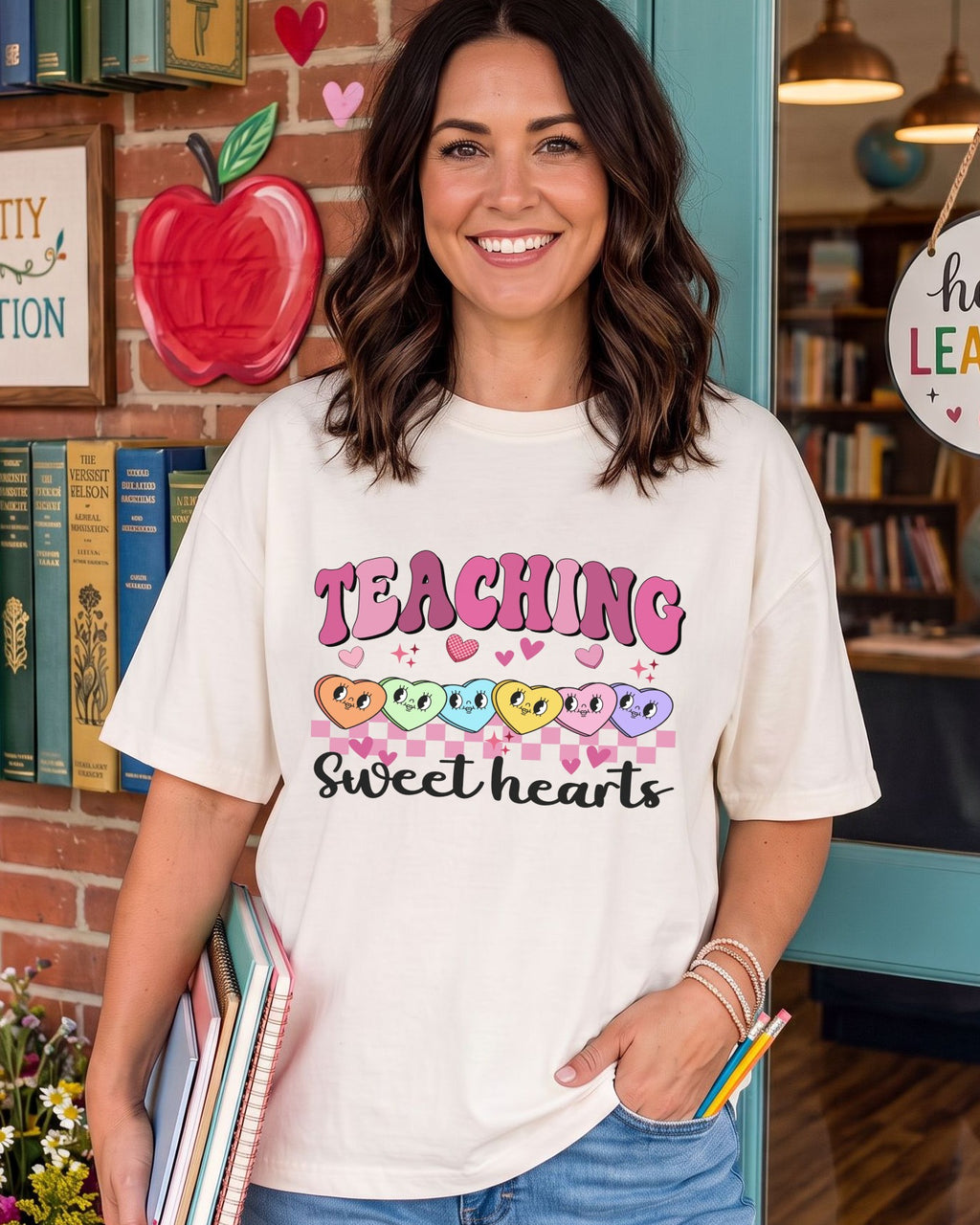 Teaching Sweethearts checkered - DTF Transfer