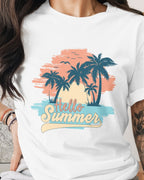 Hello Summer Sunset – DTF Transfer
