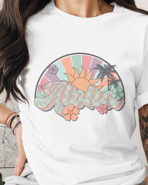Aloha Sunset – DTF Transfer