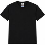 PROL LINE Black 100% Cotton Short Sleeve T-Shirt 6 oz | 200 GSM