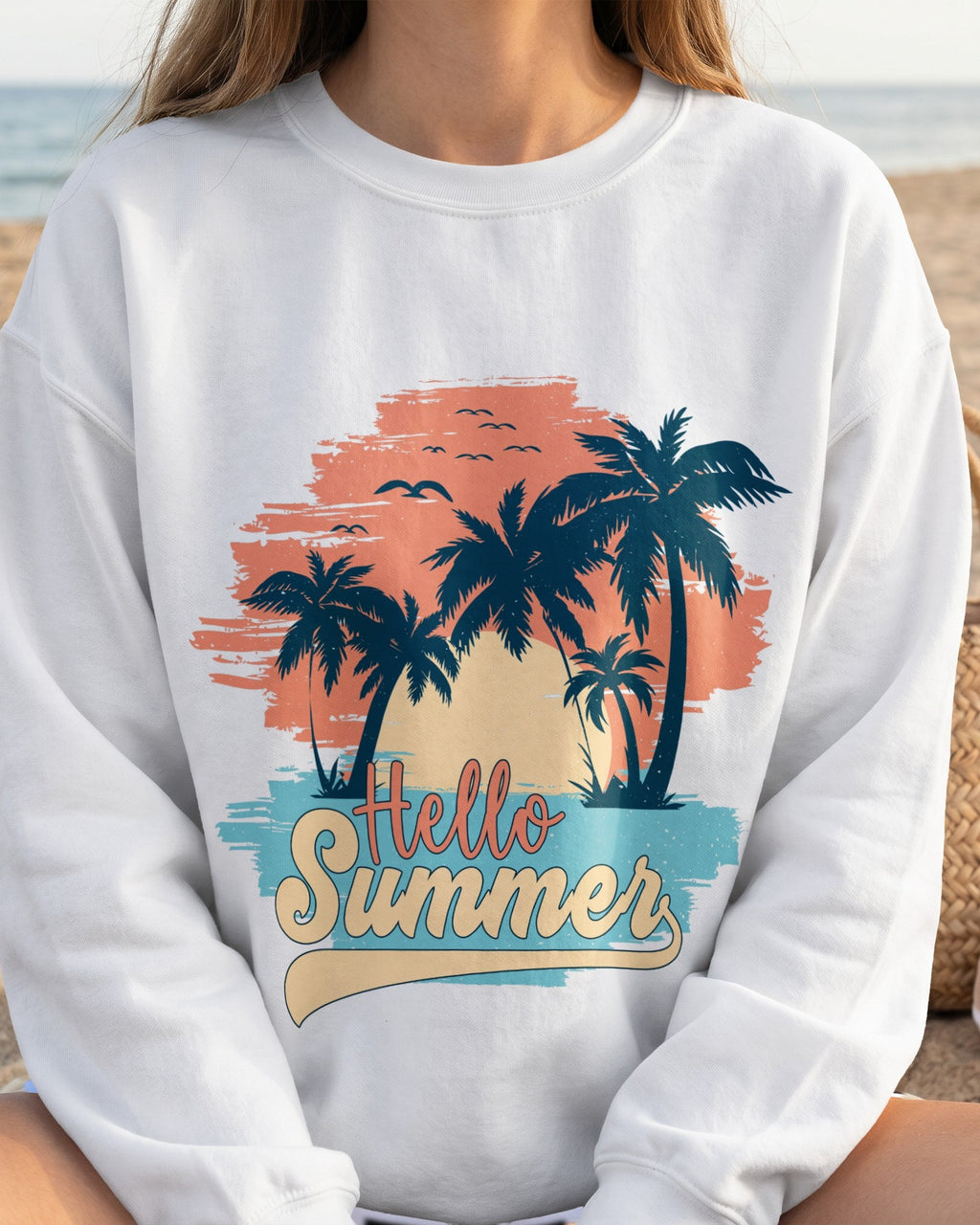 Hello Summer Sunset – DTF Transfer