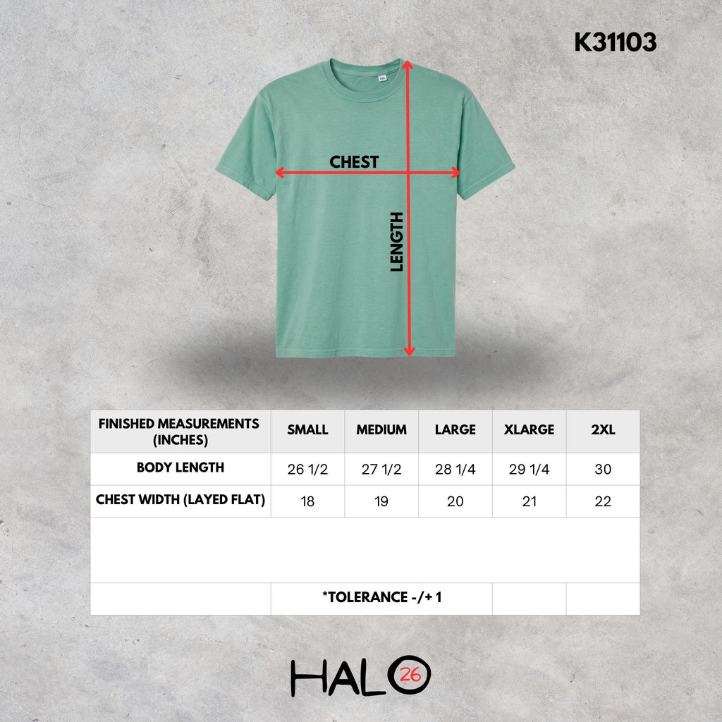 Blank 100% Cotton Short Sleeve T-Shirt K31103 | 175 GSM midweight