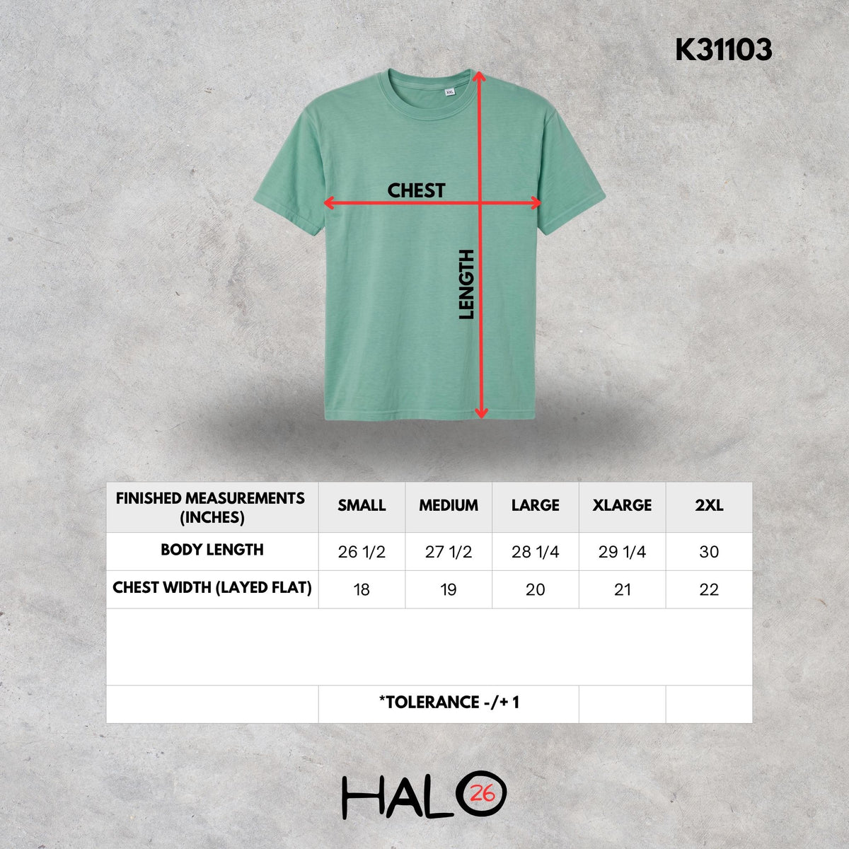 Blank 100% Cotton Short Sleeve T-Shirt K31103 | 175 GSM midweight