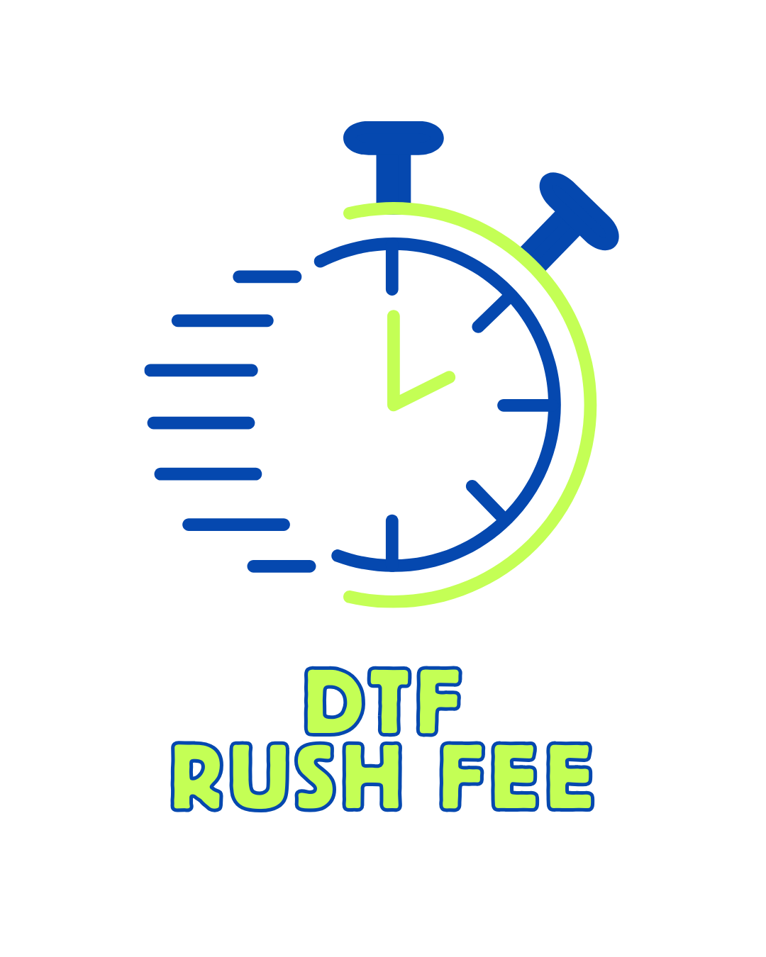 Same Day Rush Fee - Order by 12PM DTF