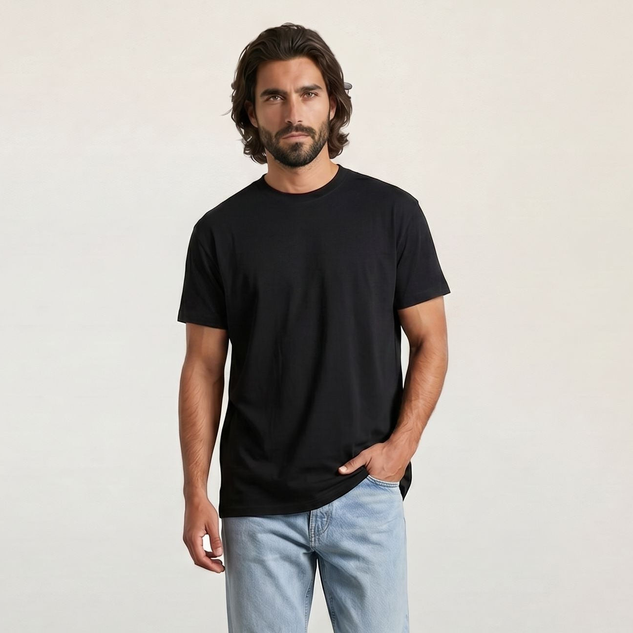 Blank Cotton Unisex Tee 3M502 | Wholesale Screen Print & DTF Ready