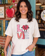 LOVE Teacher Version 2 - DTF Transfer