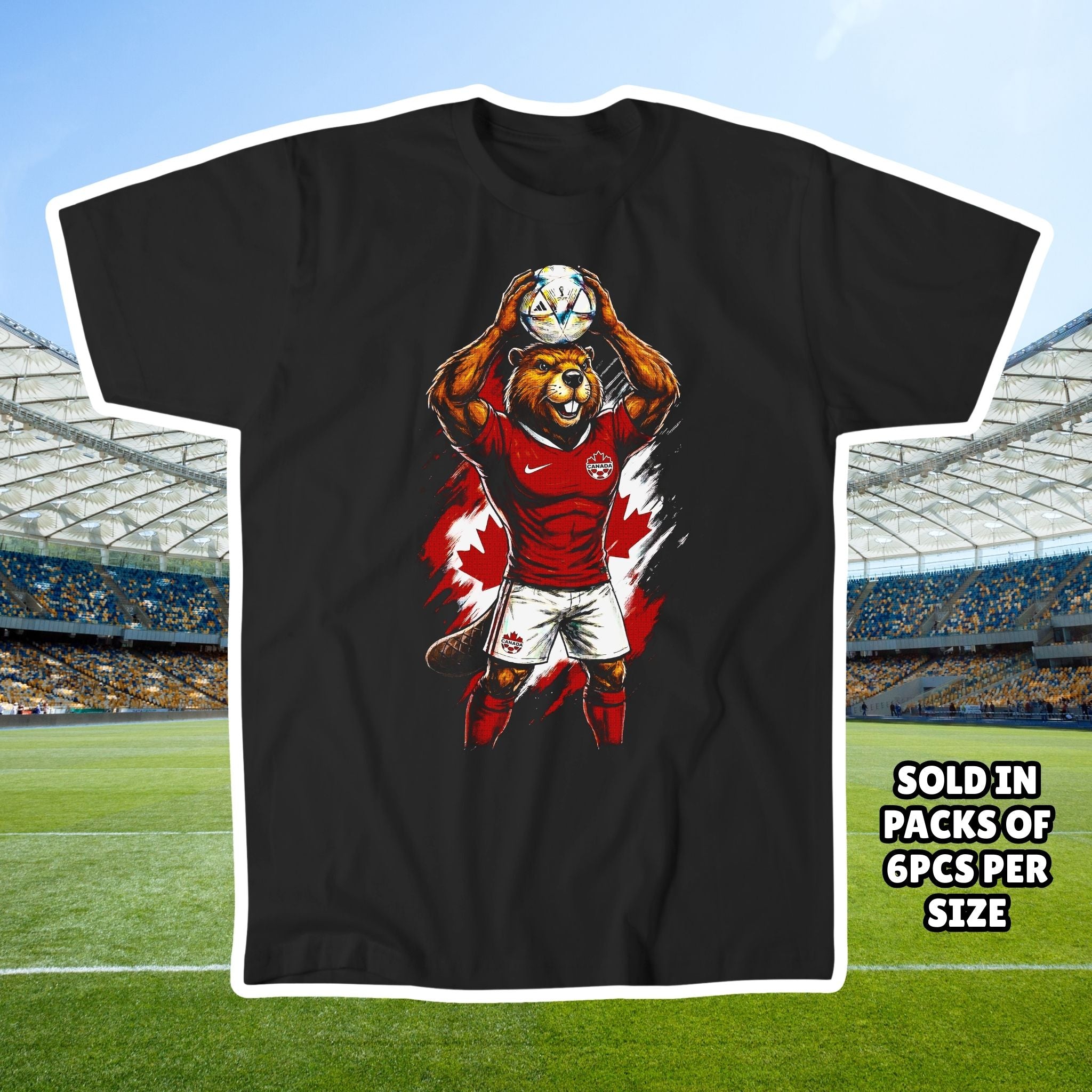 World Cup 2026 Official Mascots T-Shirt - Canada USA Mexico