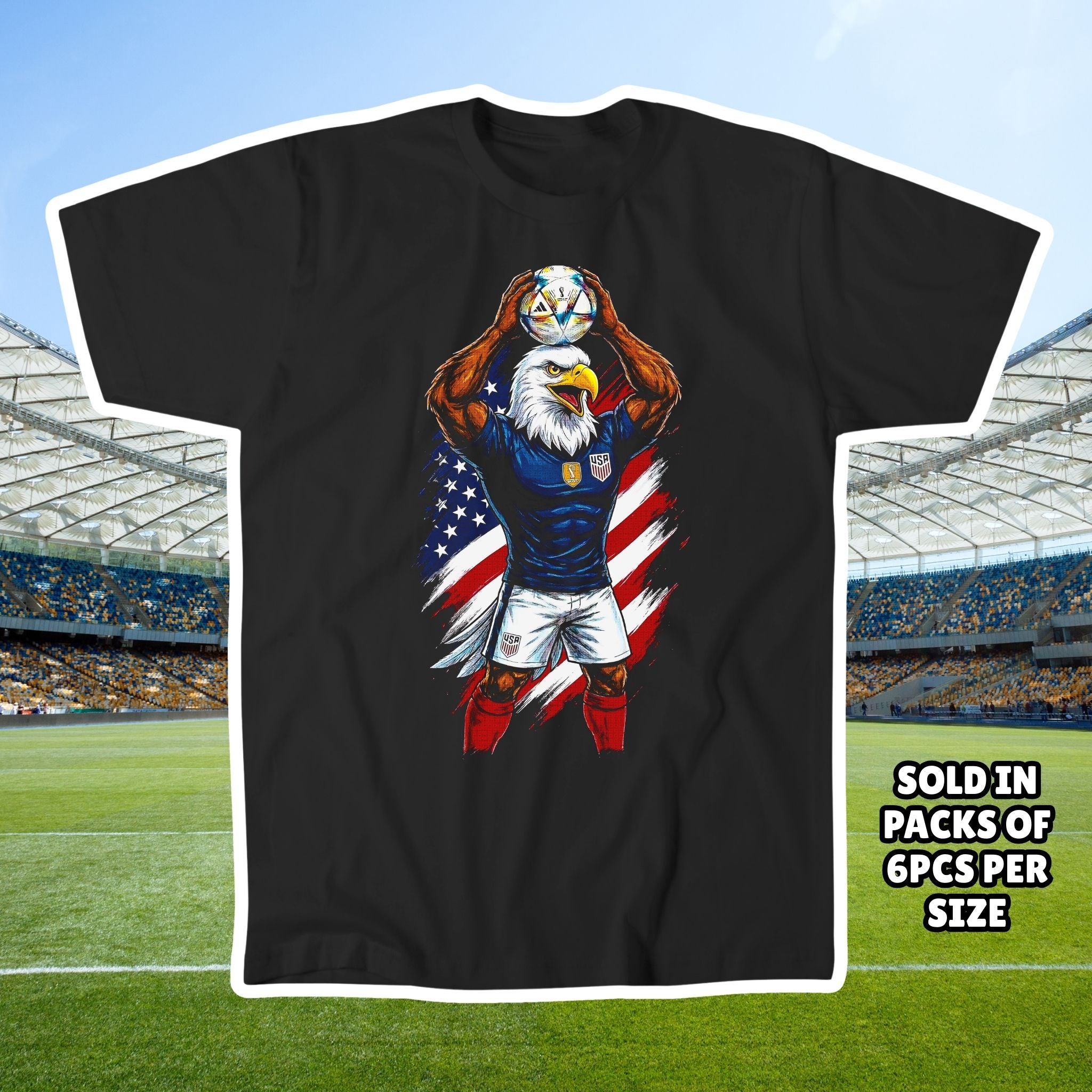 World Cup 2026 Official Mascots T-Shirt - Canada USA Mexico