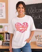Teaching Sweethearts Disco heart - DTF Transfer