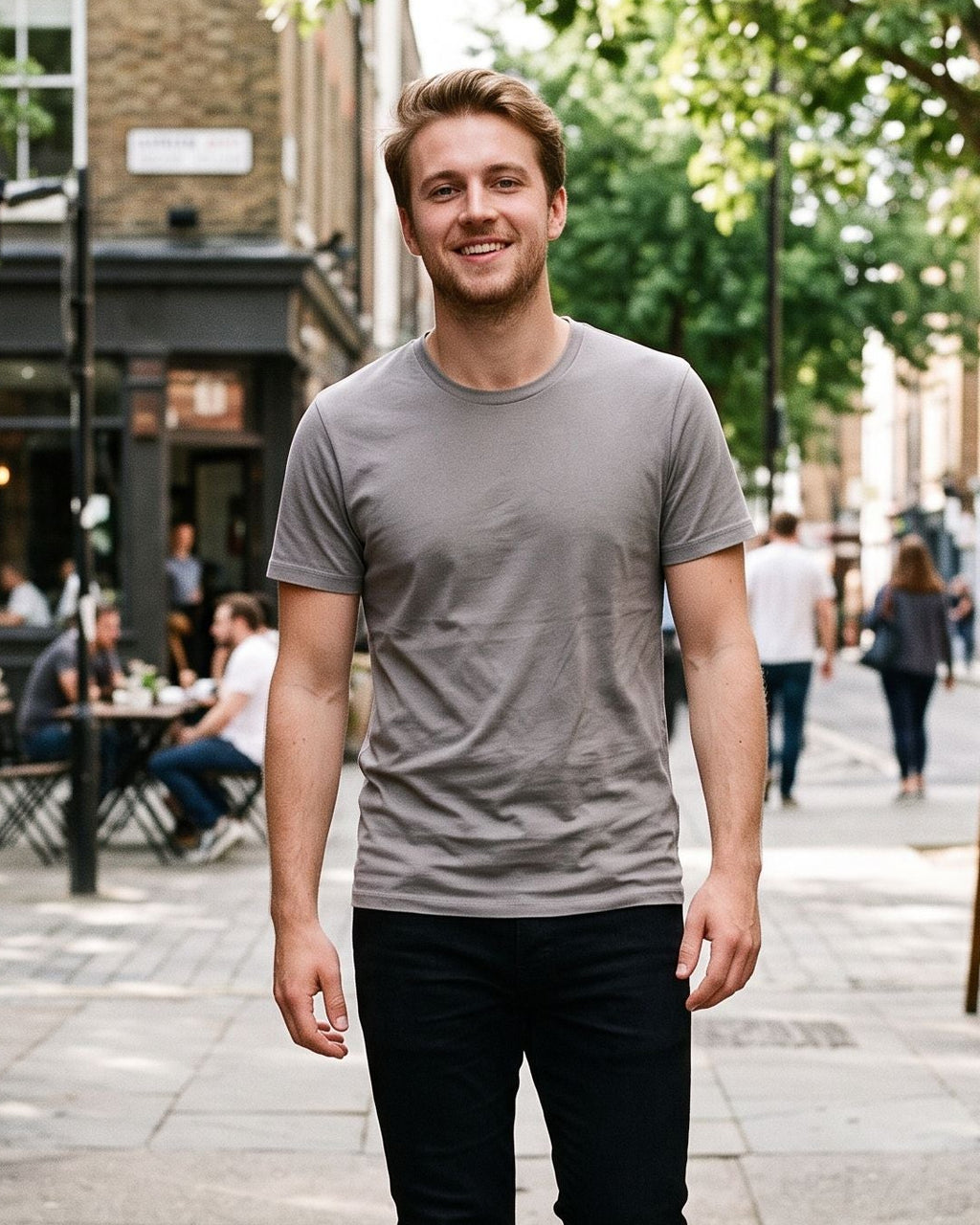 Blank Cotton Unisex Tee 3M135 | Wholesale