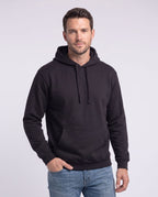 UMI Hooded Sweater with Flat Cord – Black