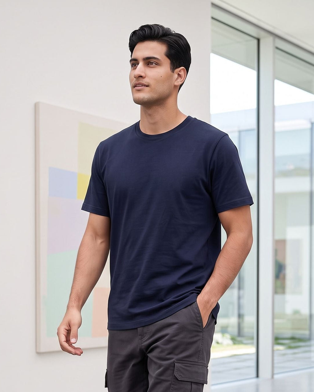 Blank Cotton Unisex Tee 3M135 | Wholesale