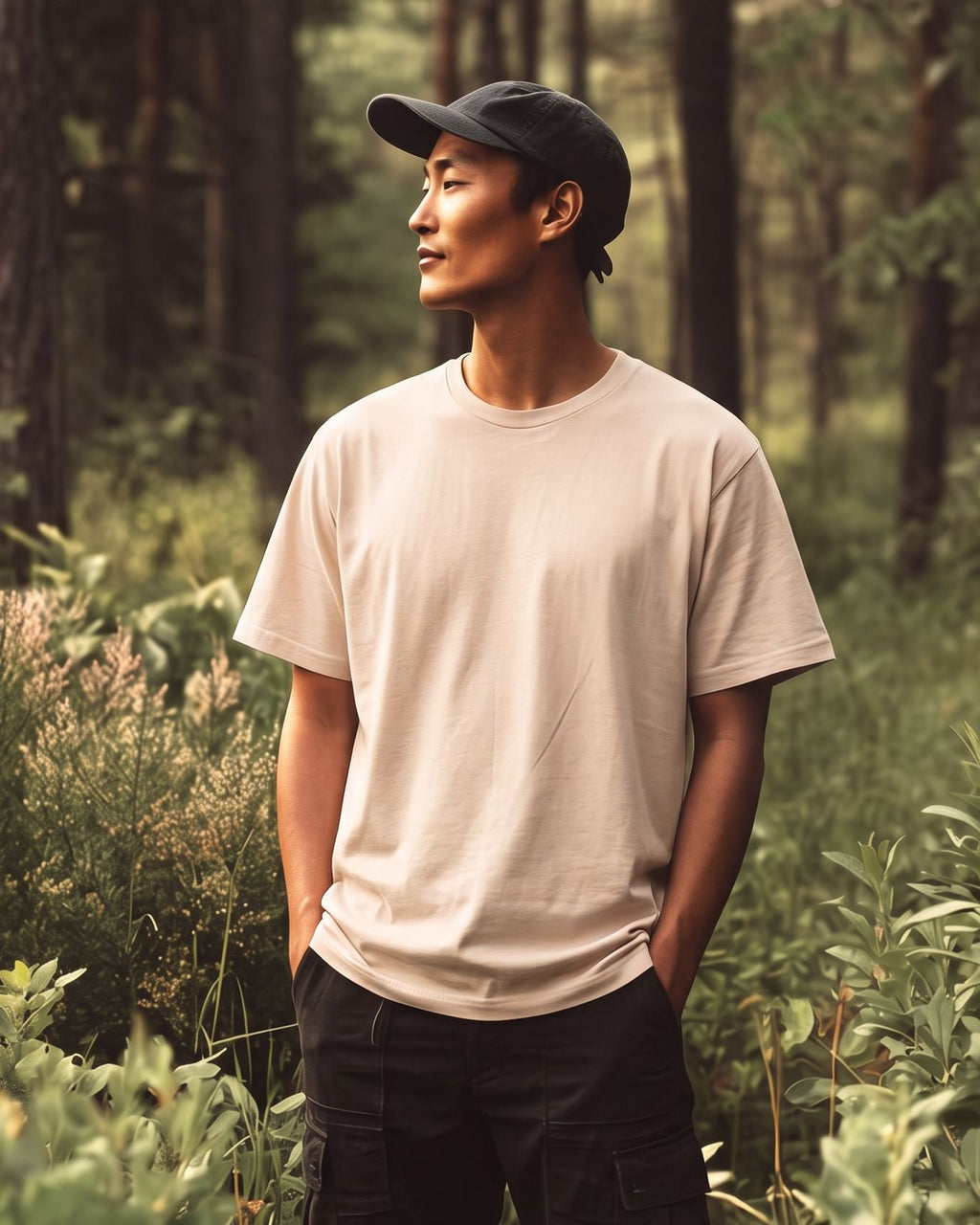 Blank Cotton Unisex Tee 3M135 | Wholesale