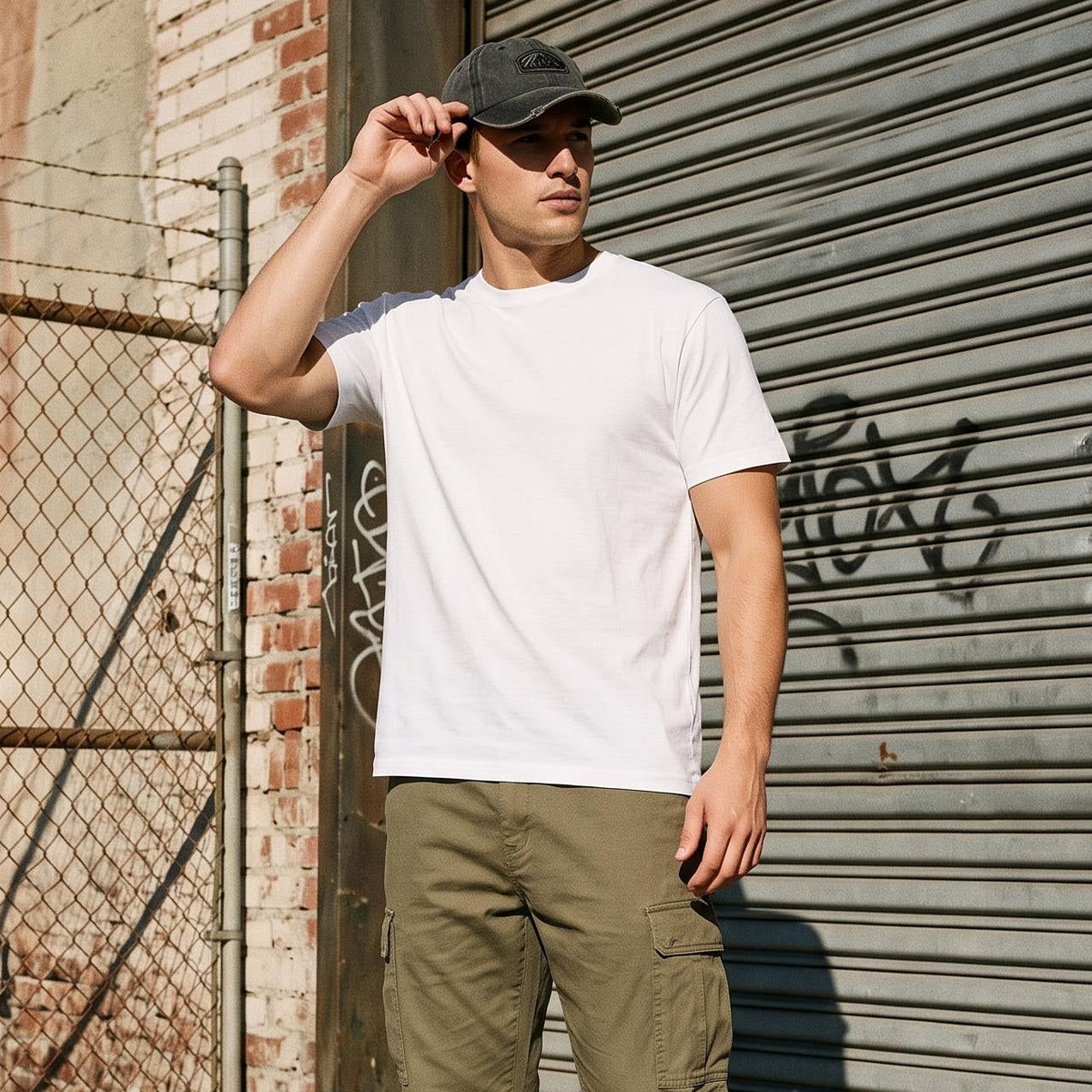 Blank 100% Cotton Short Sleeve T-Shirt K31103 | 175 GSM midweight
