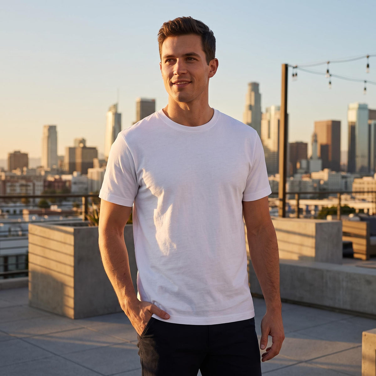 Blank 100% Cotton Short Sleeve T-Shirt K31103 | 175 GSM midweight