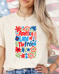 America Land Of The Free-DTF Transfer