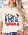 God Bless The USA-DTF Transfer
