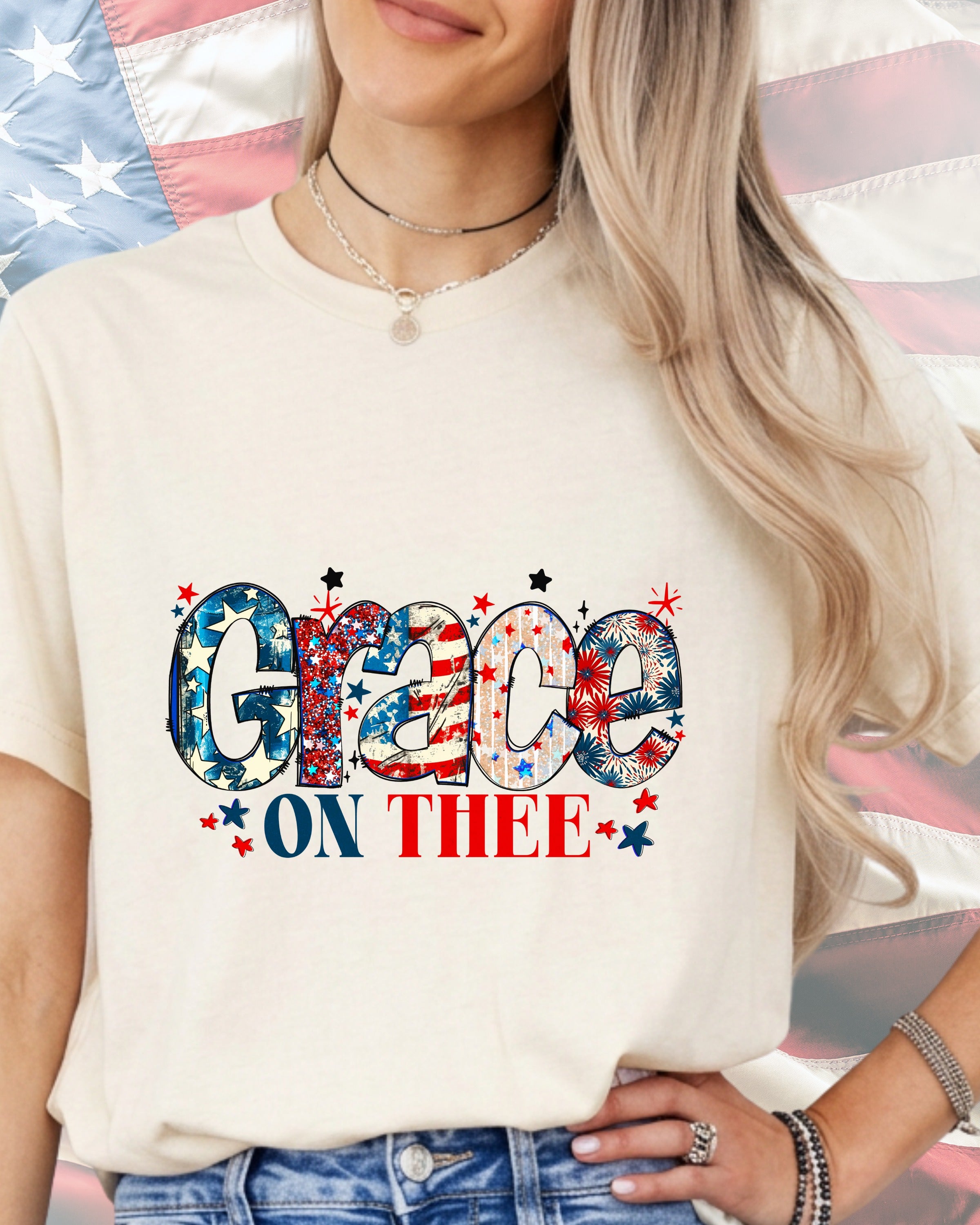 Grace On Thee-DTF Transfer