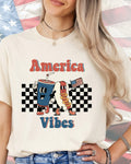 Groovy America Vibes-DTF Transfer