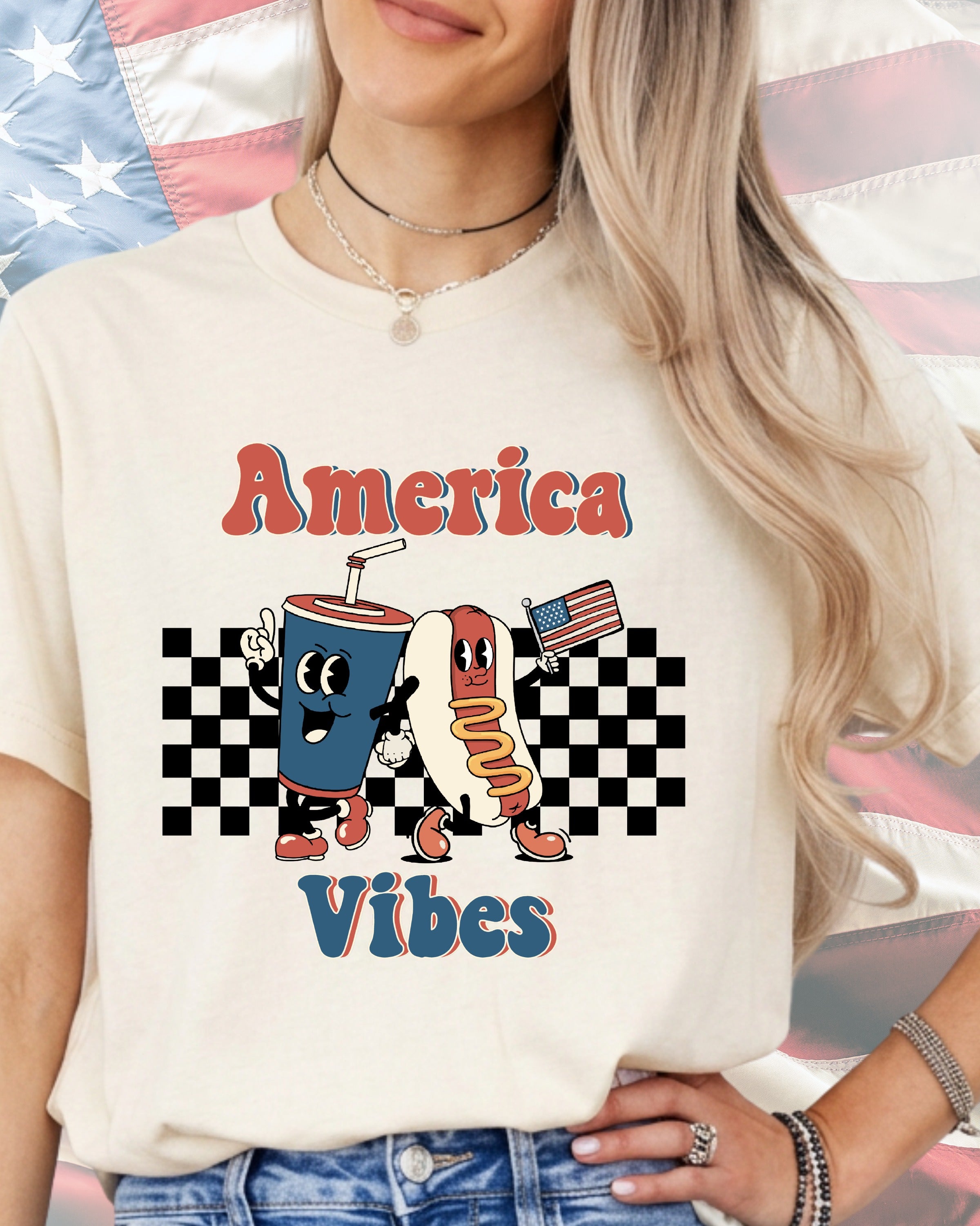 Groovy America Vibes-DTF Transfer