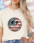 Distressed Patriot Rocker Smile-DTF Transfer