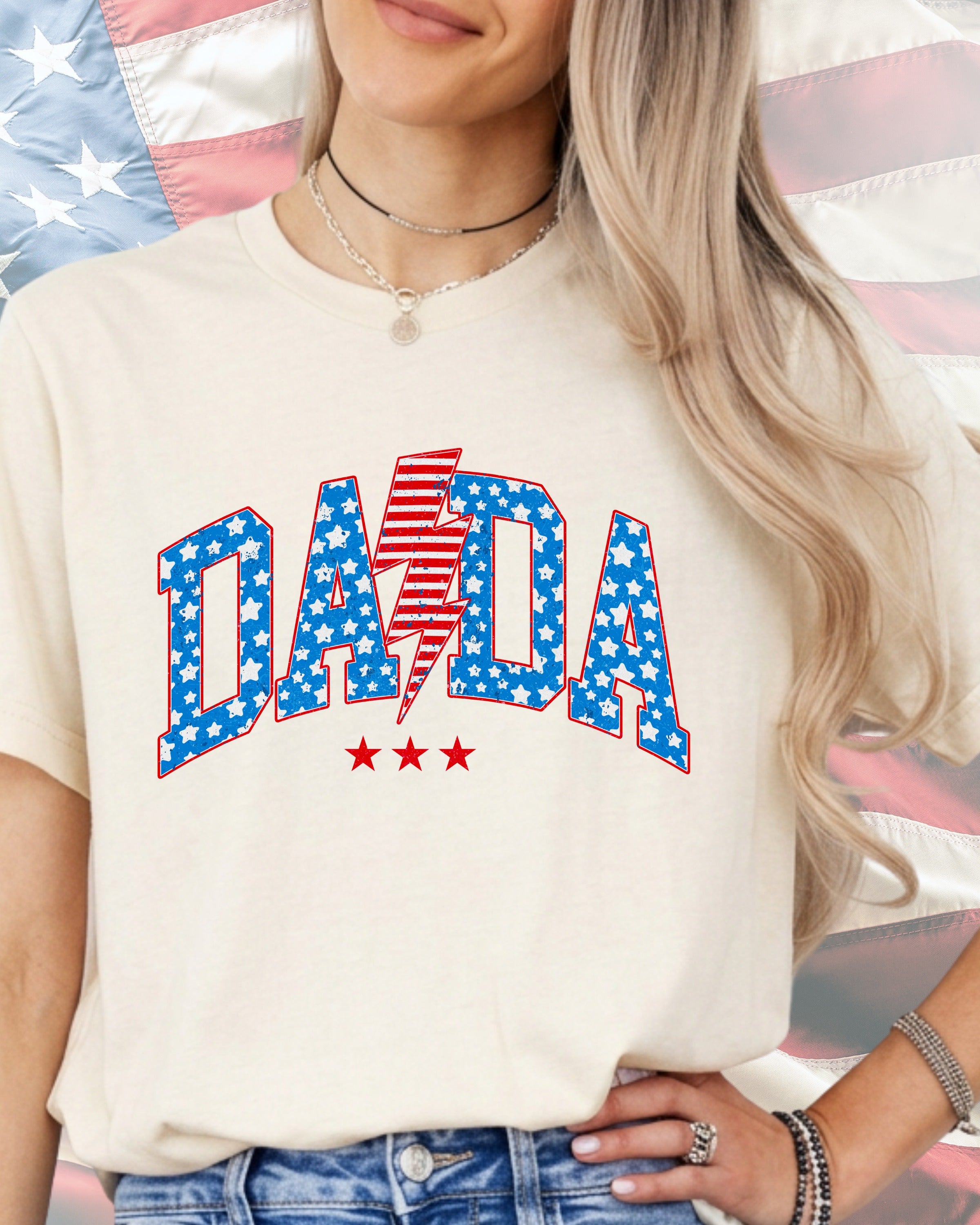 DaDa USA Flag-DTF Transfer