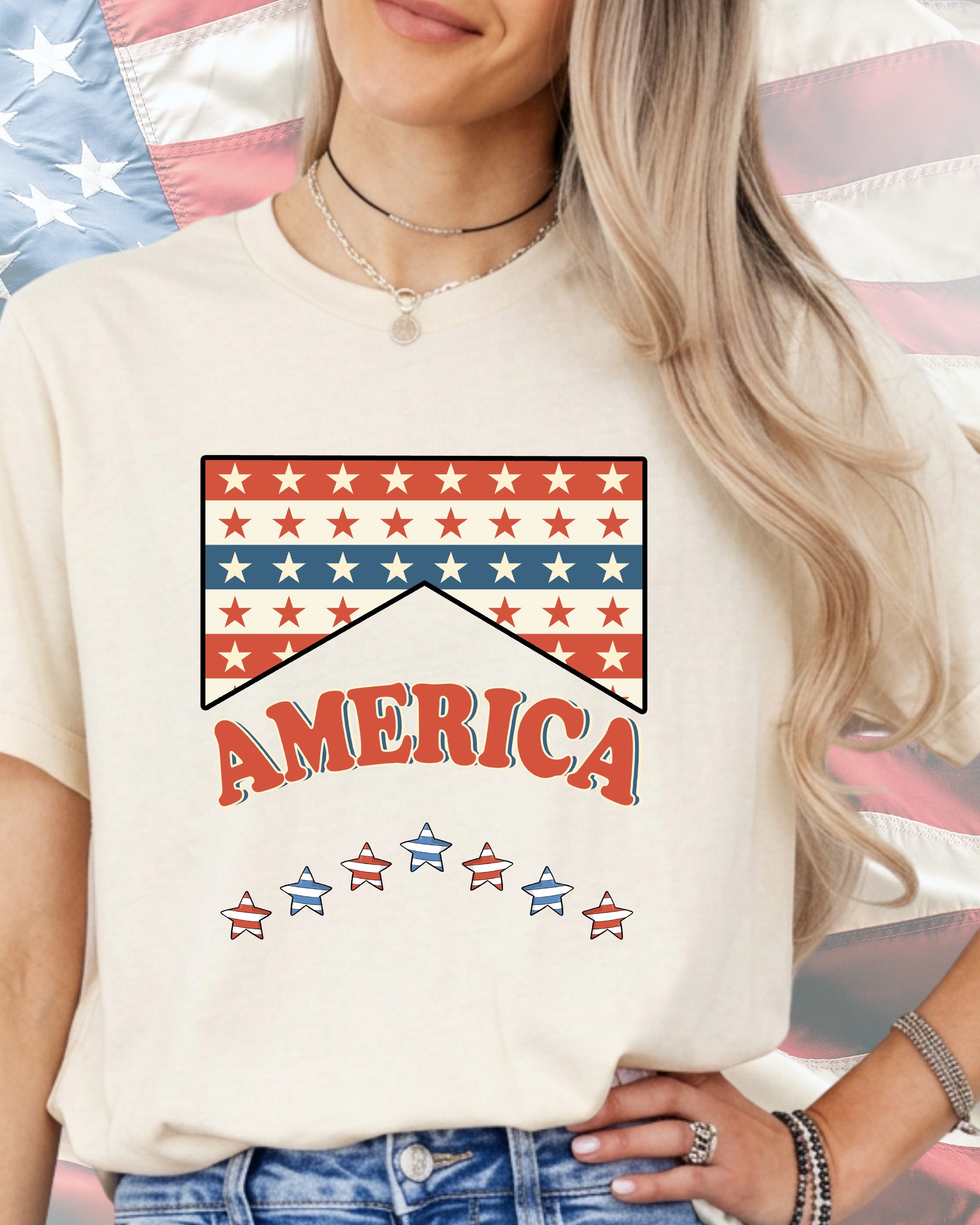 Western America Flag-DTF Transfer
