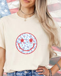 Leopard Patriot Smiley-DTF Transfer