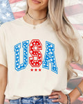USA Blue & Red-DTF Transfer