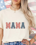 All-American Mama Letters-DTF Transfer