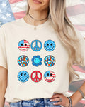 Retro Patriot Icons-DTF Transfer