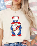 Uncle Sam Firework Gnome-DTF Transfer