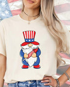 Uncle Sam Firework Gnome-DTF Transfer