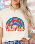 Leopard Patriot Rainbow-DTF Transfer