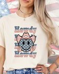 Howdy Reto Smiley Cowboy Stack-DTF Transfer