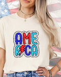 America Bolt-DTF Transfer