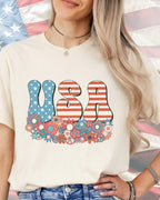 USA Florals-DTF Transfer