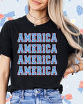 Blue America Stack-DTF Transfer