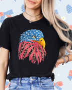 Wild Flag Bald Eagle-DTF Transfer
