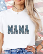 Retro USA Mama With Stars-DTF Transfer