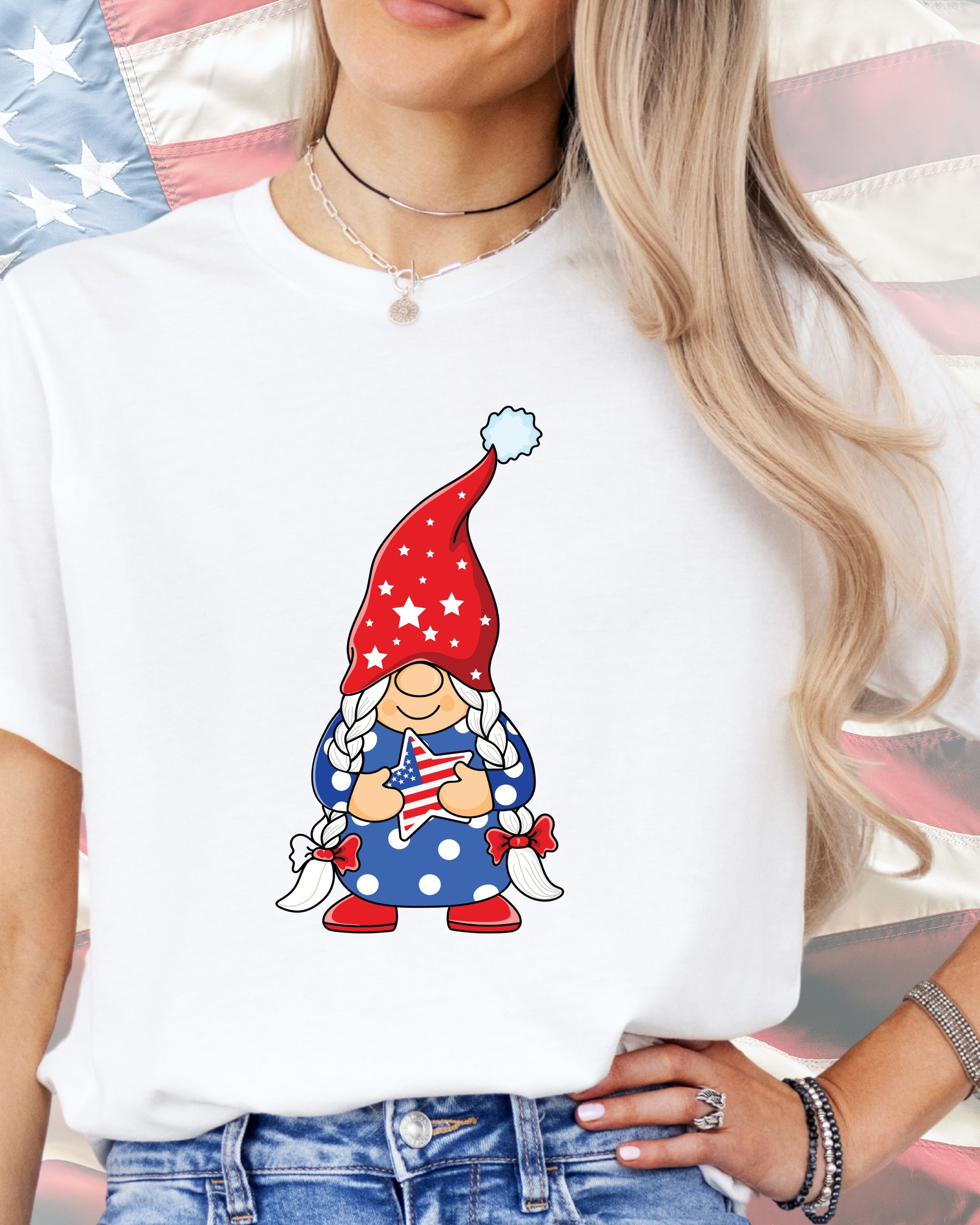 Sweet Liberty Gnome-DTF Transfer