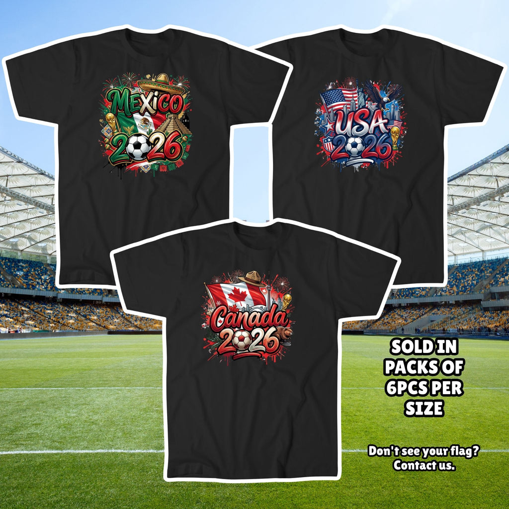World Cup 2026 Country Flag Fan T-Shirt
