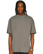 Casual Classics CRBT305 tall oversized 180 GSM blank t-shirt in Charcoal, photo 2