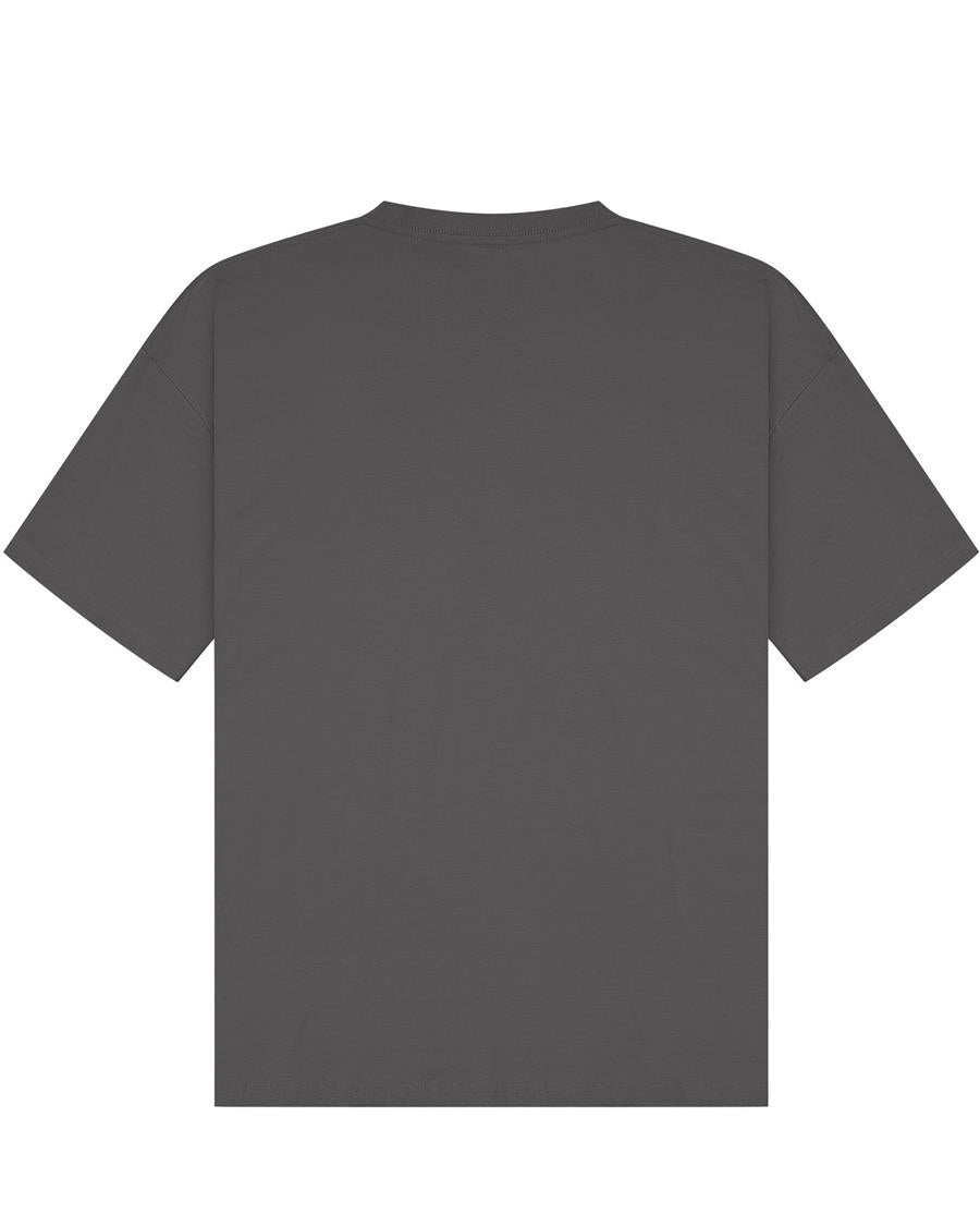 Casual Classics CRBT305 tall oversized 180 GSM blank t-shirt in Charcoal, photo 6