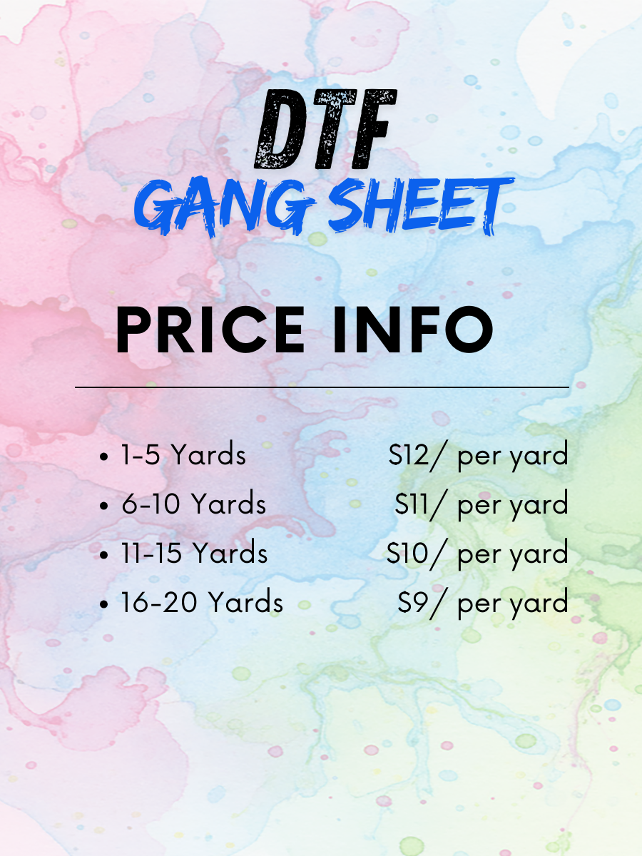 Build your own DTF Gang Sheet